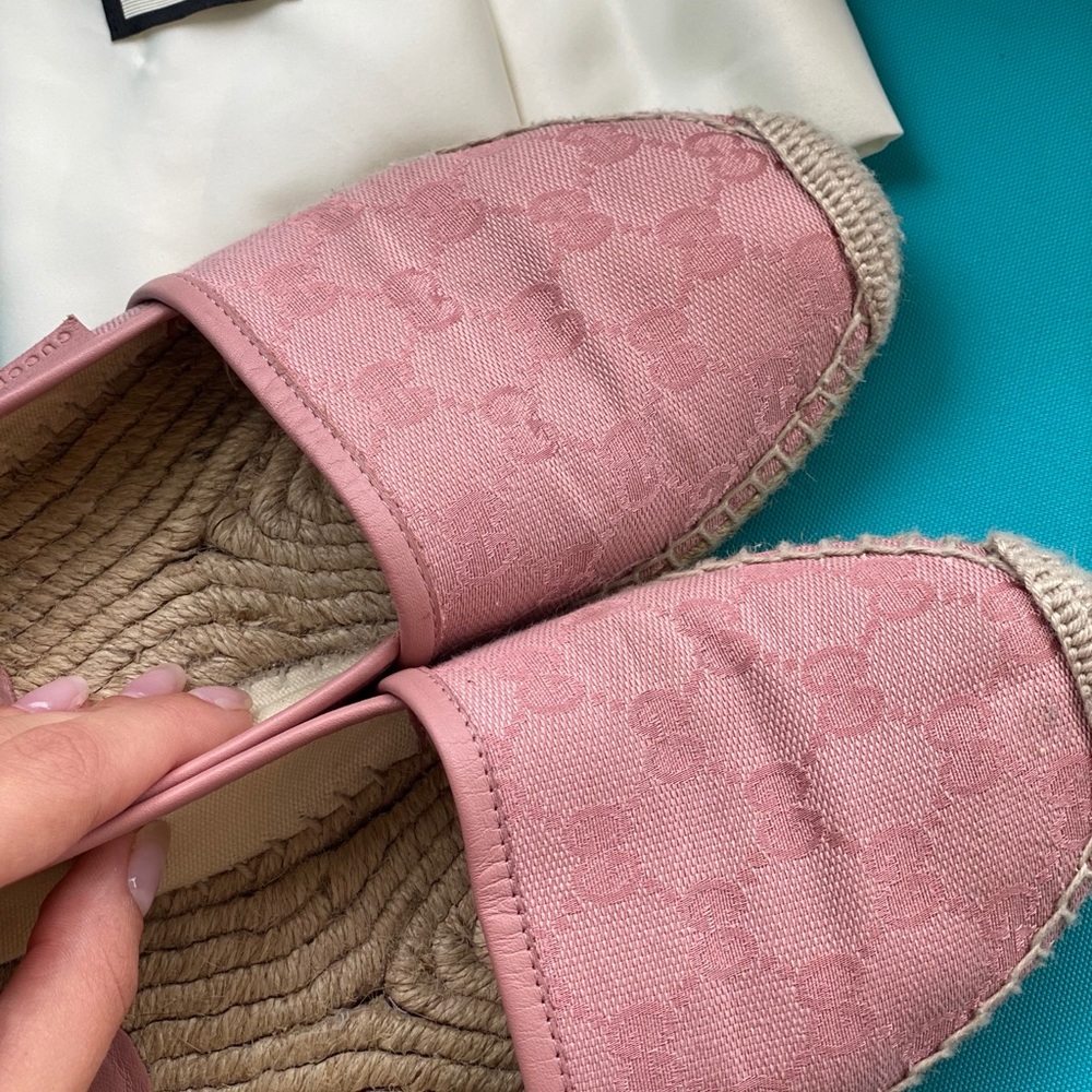 Gucci GG Espadrilles Miro Soft Pink - Picture 4 of 6